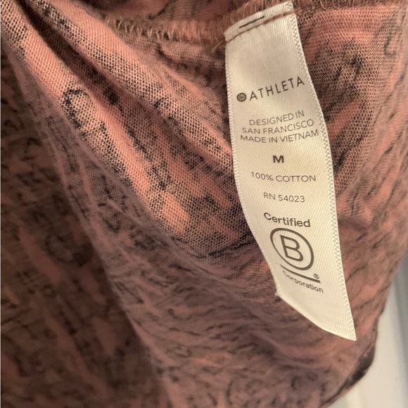 Athleta Organic Daily Printed Crew - Size Medium - Picture 5 of 7